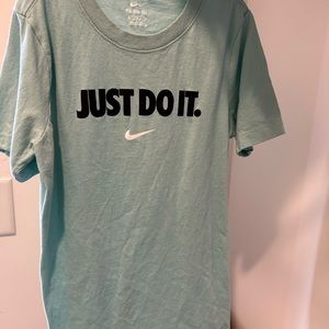 nike green/blue shirt